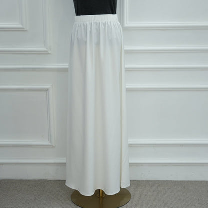 Lace Trim Contrast Panel Satin Top(MS408)