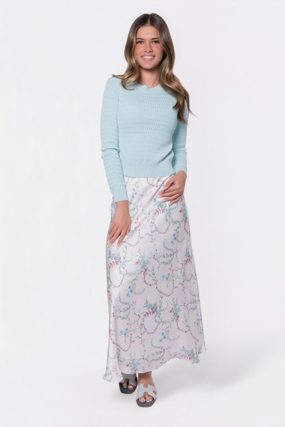 Lisa Skirt (White Flower)