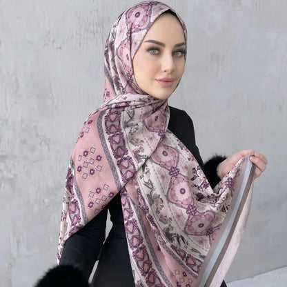Printed Hijab Scarf(MH239)