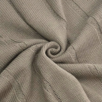 Textured Knit Sweater & Wide-Leg Trouser Set(MS448)