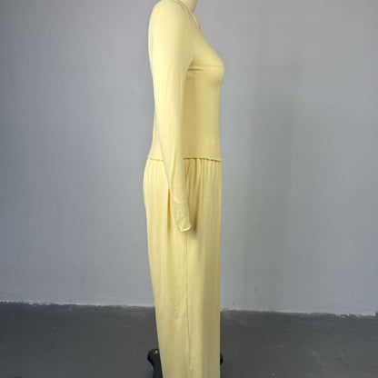 Three-Piece Cape Cardigan Set | Crop Top & Wide-Leg Pants Outfit(MS258)