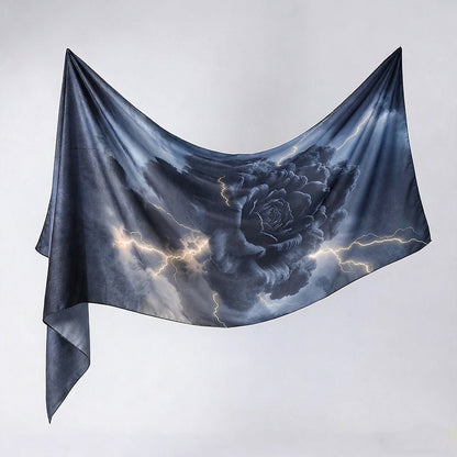 Watercolour Print Hijab Shawl(MH229)