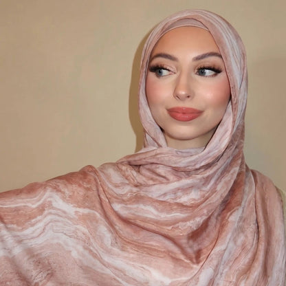 Watercolour Wash Hijab Scarf(MH240)