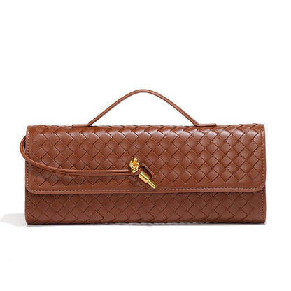 Woven PU Leather Clutch Bag(MAC432)