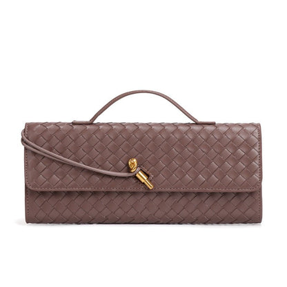 Woven PU Leather Clutch Bag(MAC432)